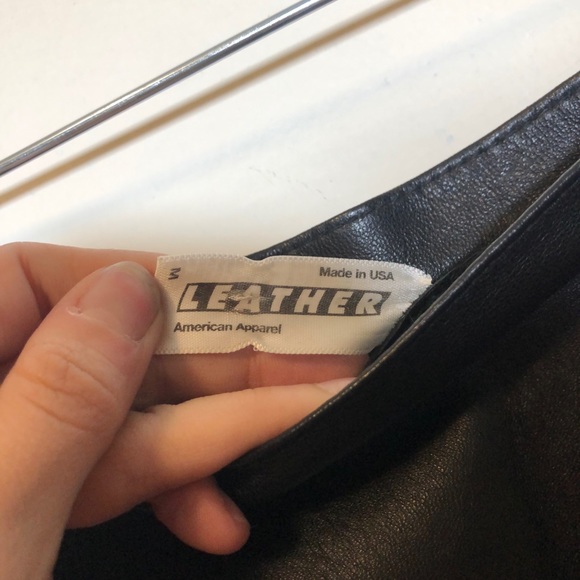 American apparel 100% lambskin mini tennis skirt m - Picture 4 of 10